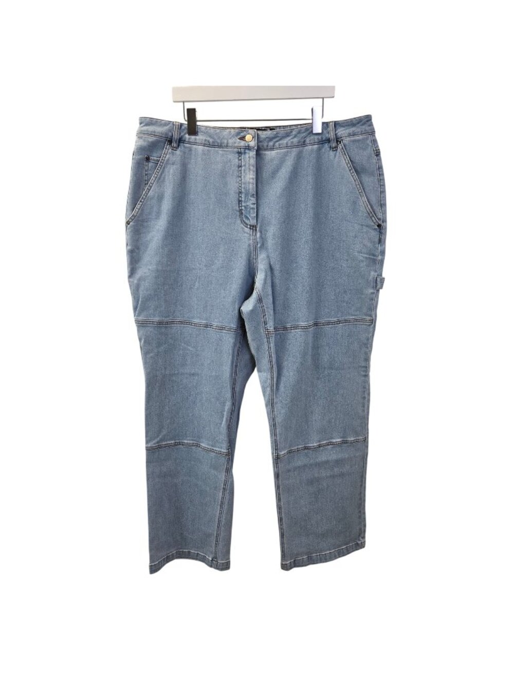 Wildfang the Essential Denim Work Pant Wide Leg Jeans Size 1X